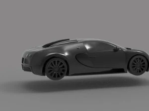 Bugatti Veyron Car READY TO PRINT MODEL 3D Print Model