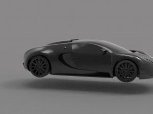 Bugatti Veyron Car READY TO PRINT MODEL 3D प्रिंट मॉडल