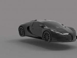 Bugatti Veyron Car READY TO PRINT MODEL 3D प्रिंट मॉडल