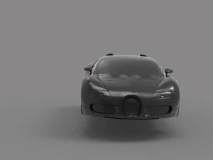 Bugatti Veyron Car READY TO PRINT MODEL 3D Print Model