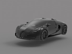 Bugatti Veyron Car READY TO PRINT MODEL 3D प्रिंट मॉडल