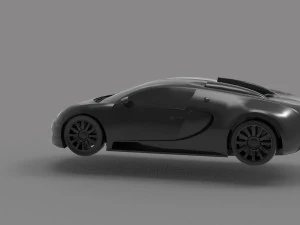 Bugatti Veyron Car READY TO PRINT MODEL 3D Print Model