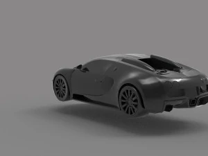 Bugatti Veyron Car READY TO PRINT MODEL 3D Print Model