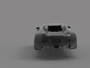 Bugatti Veyron Car READY TO PRINT MODEL 3D Print Model