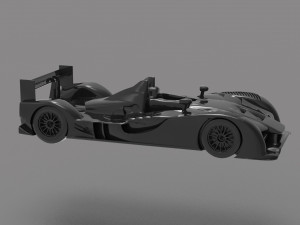 Car Audi R15 READY TO PRINT MODEL Modello di stampa 3D