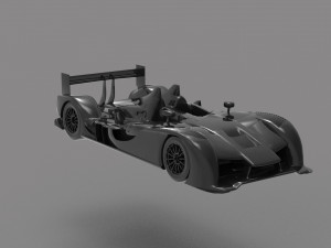 Car Audi R15 READY TO PRINT MODEL Modello di stampa 3D
