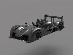 Car Audi R15 READY TO PRINT MODEL Modello di stampa 3D