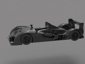 Car Audi R15 READY TO PRINT MODEL Modello di stampa 3D