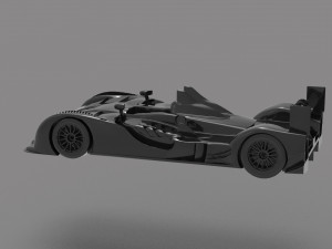 Car Audi R15 READY TO PRINT MODEL Modello di stampa 3D