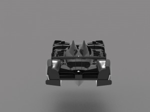 Car Audi R15 READY TO PRINT MODEL Modello di stampa 3D