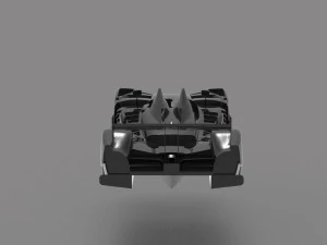 Car Audi R15 READY TO PRINT MODEL 3D Print Model