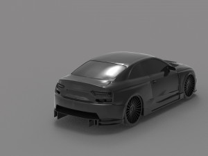 Car Audi RS5 READY TO PRINT MODEL 3D Baskı Modeli