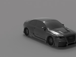 Car Audi RS5 READY TO PRINT MODEL 3D Baskı Modeli