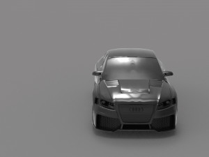 Car Audi RS5 READY TO PRINT MODEL 3D Baskı Modeli