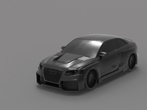 Car Audi RS5 READY TO PRINT MODEL 3D Baskı Modeli