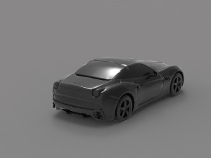 Car california READY TO PRINT MODEL Modèles 3D en vedette