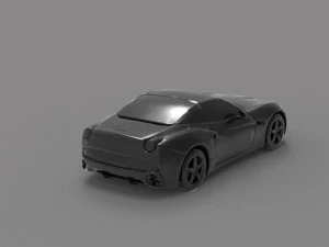 Car california READY TO PRINT MODEL 3D Print Model