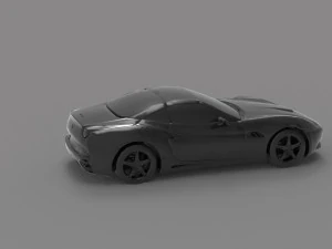 Car california READY TO PRINT MODEL 3D Print Model