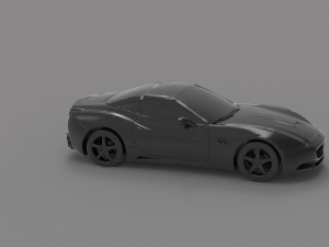 Car california READY TO PRINT MODEL Modèles 3D en vedette