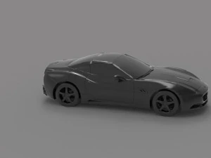Car california READY TO PRINT MODEL 3D Print Model