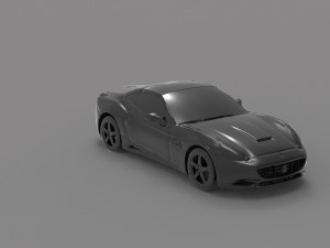 Car california READY TO PRINT MODEL Modèles 3D en vedette