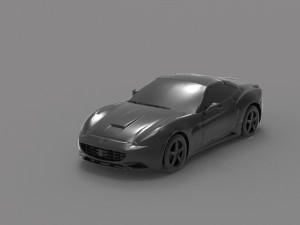Car california READY TO PRINT MODEL Modèles 3D en vedette