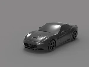 Car california READY TO PRINT MODEL 3D Print Model