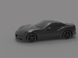 Car california READY TO PRINT MODEL 3D Print Model