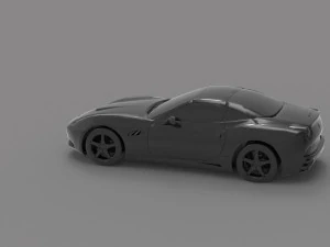 Car california READY TO PRINT MODEL 3D Print Model