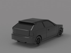 Car civic hatchback READY TO PRINT MODEL Model Cetak 3D