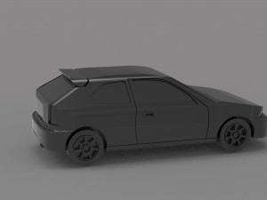 Car civic hatchback READY TO PRINT MODEL 3D Принт Модель