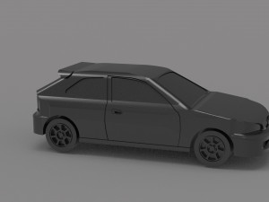 Car civic hatchback READY TO PRINT MODEL 3D Принт Модель