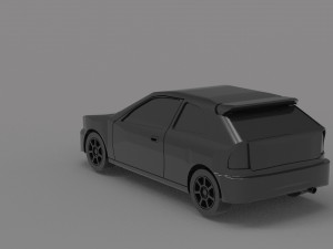 Car civic hatchback READY TO PRINT MODEL 3D Принт Модель