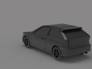 Car civic hatchback READY TO PRINT MODEL 3D Print Model