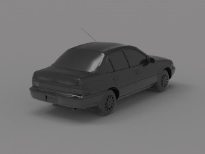 Car Corolla 1995 READY TO PRINT MODEL Modelo de impresión 3D