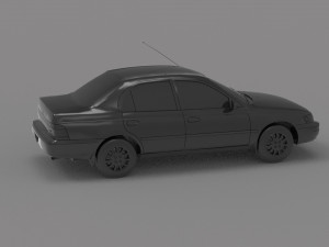 Car Corolla 1995 READY TO PRINT MODEL 3D Print Model