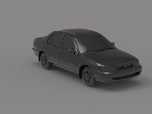 Car Corolla 1995 READY TO PRINT MODEL 3D Print Model