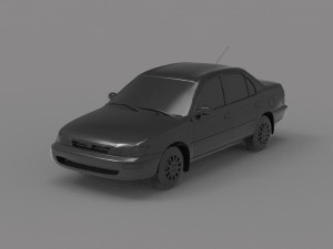 Car Corolla 1995 READY TO PRINT MODEL 3D Print Model