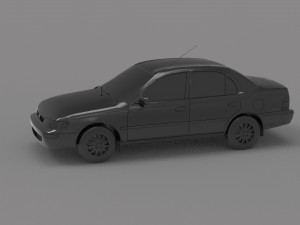 Car Corolla 1995 READY TO PRINT MODEL 3D Print Model