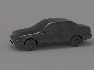 Car Corolla 1995 READY TO PRINT MODEL 3D Print Model