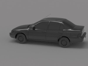 Car Corolla 1995 READY TO PRINT MODEL 3D Print Model