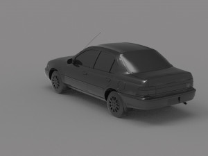 Car Corolla 1995 READY TO PRINT MODEL 3D Print Model