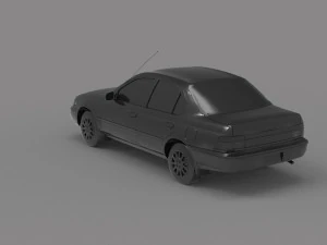 Car Corolla 1995 READY TO PRINT MODEL 3D Print Model