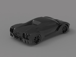 Car Ferrari Velocita READY TO PRINT MODEL 3Dプリントモデル