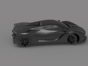 Car Ferrari Velocita READY TO PRINT MODEL 3D 打印模型