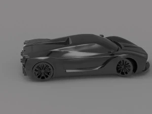 Car Ferrari Velocita READY TO PRINT MODEL 3D Print Model