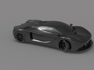 Car Ferrari Velocita READY TO PRINT MODEL 3D 打印模型