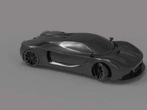 Car Ferrari Velocita READY TO PRINT MODEL 3D Print Model