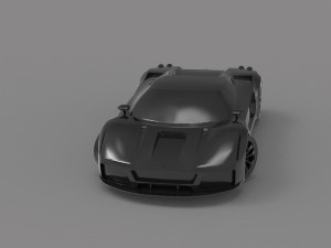 Car Ferrari Velocita READY TO PRINT MODEL 3D 打印模型