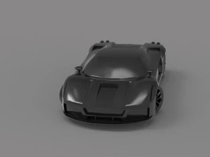 Car Ferrari Velocita READY TO PRINT MODEL 3D Print Model